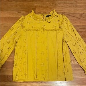 J. Crew Eyelet Lace Blouse